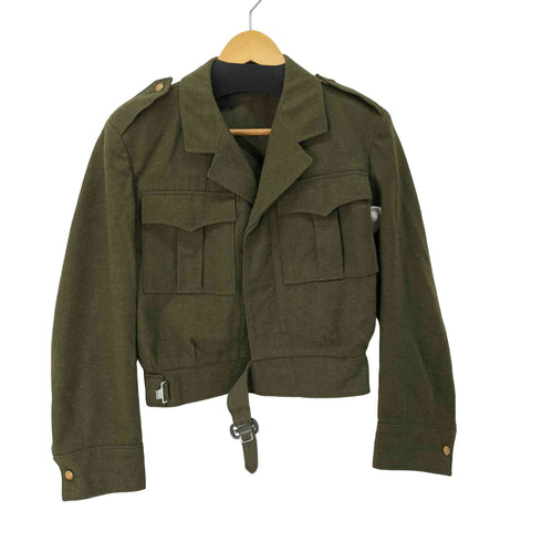 ミリタリー メルトン 短丈 ジャケット メンズ 48