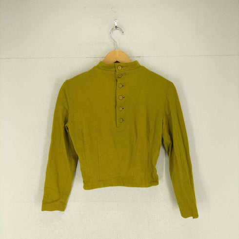 ISH MAISON ストーンデザインモックネックトップス Y2K レディース