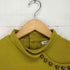 ISH MAISON ストーンデザインモックネックトップス Y2K レディース