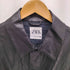 ザラ ZARA Leather Trucker Jacket レザー トラッカー ジャケット レディース import:L