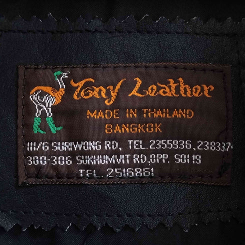 TONY LEATHER レザー テーラードジャケット メンズ