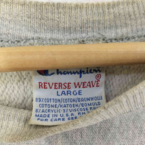 チャンピオン Champion 90S USA製 Reverse Weave カレッジプリント リバースウィーブ メンズ import:L