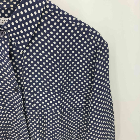 エキプモンフェム EQUIPMENT FEMME シルク フロントボタン レギュラーカラーシャツ レディース XS
