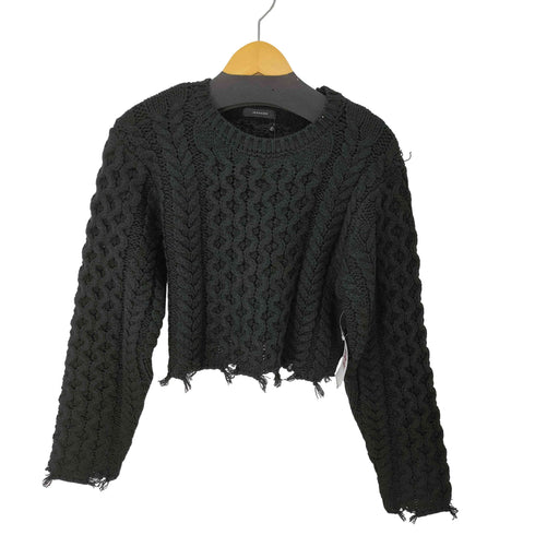 ジーナシス JEANASIS クラッシュケーブルショートプルオーバー レディース FREE