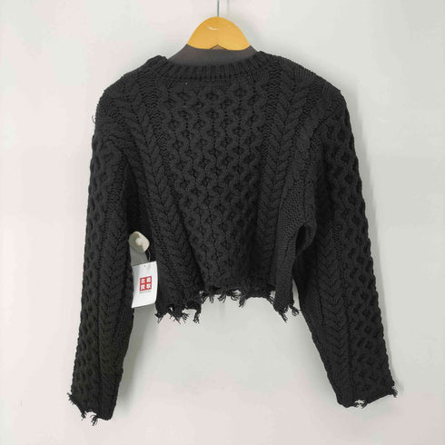 ジーナシス JEANASIS クラッシュケーブルショートプルオーバー レディース FREE