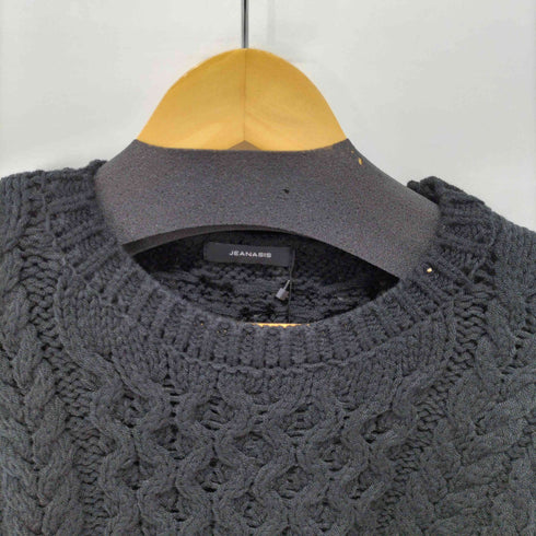 ジーナシス JEANASIS クラッシュケーブルショートプルオーバー レディース FREE