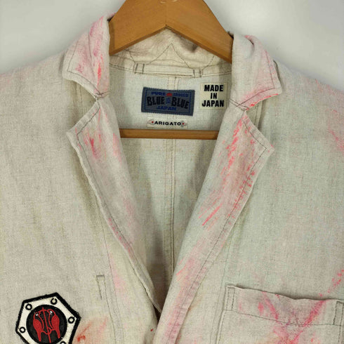 ブルーブルー BLUE BLUE オーバーダイ リネン ショップコート メンズ JPN:1