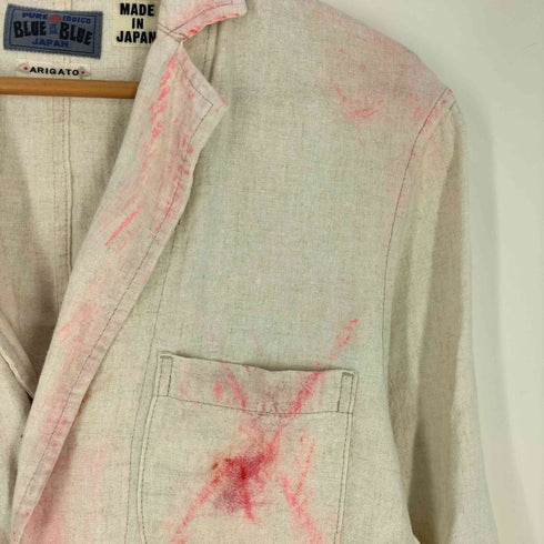 ブルーブルー BLUE BLUE オーバーダイ リネン ショップコート メンズ JPN:1