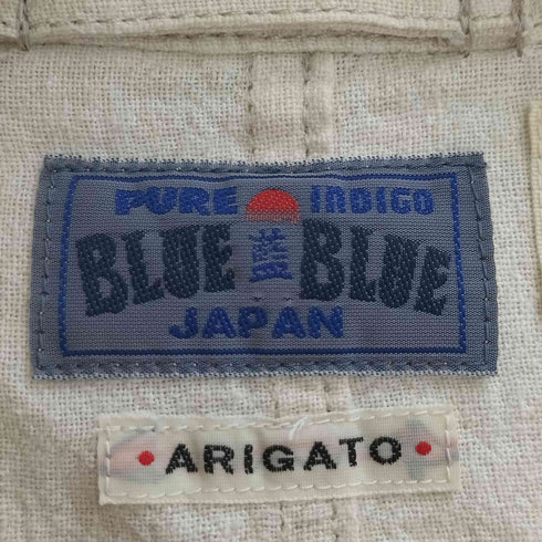 ブルーブルー BLUE BLUE オーバーダイ リネン ショップコート メンズ JPN:1