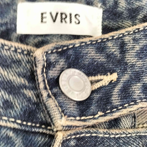 エヴリス EVRIS ハイウエストサイドオープンウエストデニムパンツ レディース JPN:M
