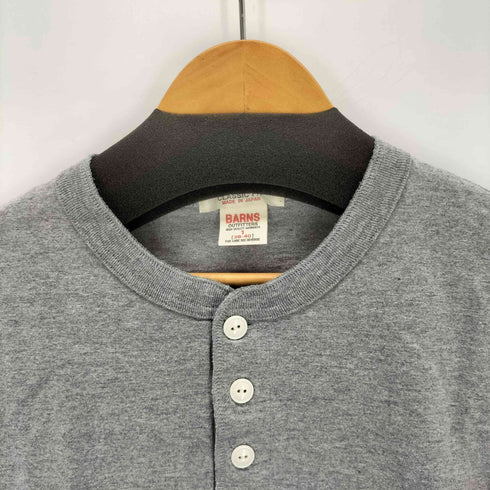 バーンズ アウト フィッターズ BARNS OUT FITTERS classic fit ヘンリーネックS/S Tシャツ メンズ JPN:1