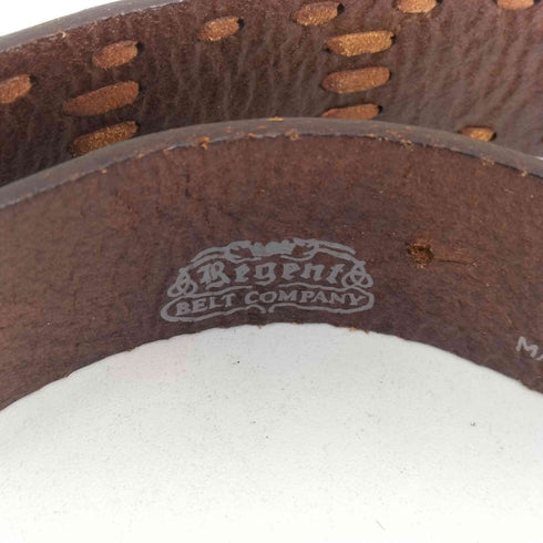 Regent Belt イングランド製 レザー細工 ベルト メンズ 30/70