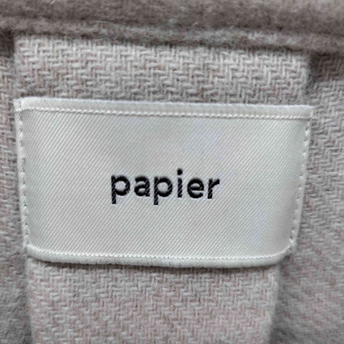 パピエ papier Cape poncho レディース FREE