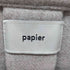 パピエ papier Cape poncho レディース FREE