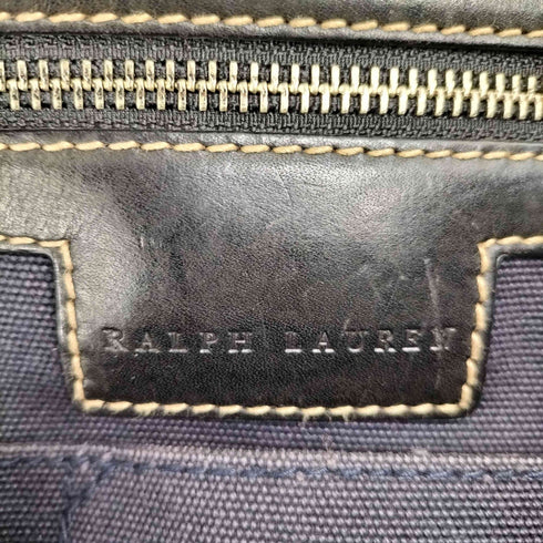 ラルフローレン RALPH LAUREN ビックポニー刺繍 ポーチ付 キャンバス トートバッグ レディース
