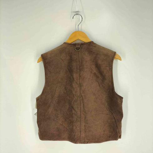ピッグレザー フィッシングベスト メンズ import:M