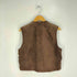 ピッグレザー フィッシングベスト メンズ import:M