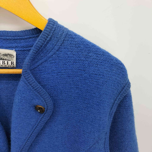 HUBER TRACHT 3B ウール ブランケット ノーカラー テーラード ジャケット メンズ