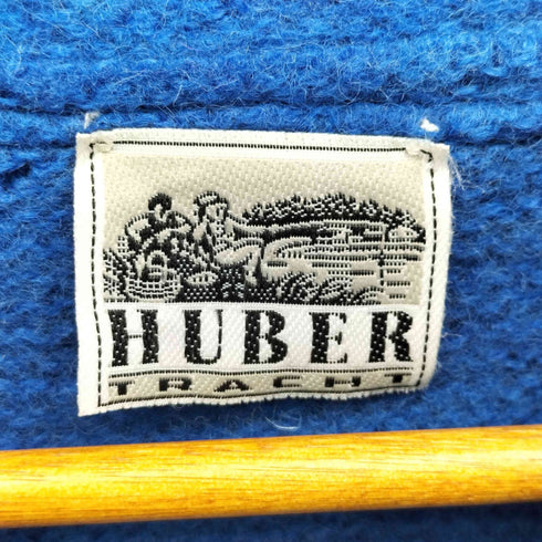 HUBER TRACHT 3B ウール ブランケット ノーカラー テーラード ジャケット メンズ