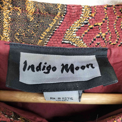 indigo moon パッチワーク ゴブランジャケット レディース 1XL