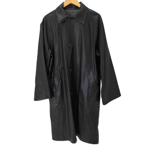 ナノユニバース NANO universe フェイクレザー リバーシブルステンカラーコート メンズ JPN:S