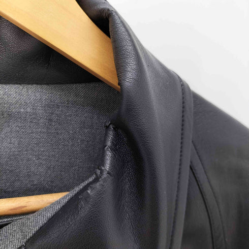 ナノユニバース NANO universe フェイクレザー リバーシブルステンカラーコート メンズ JPN:S