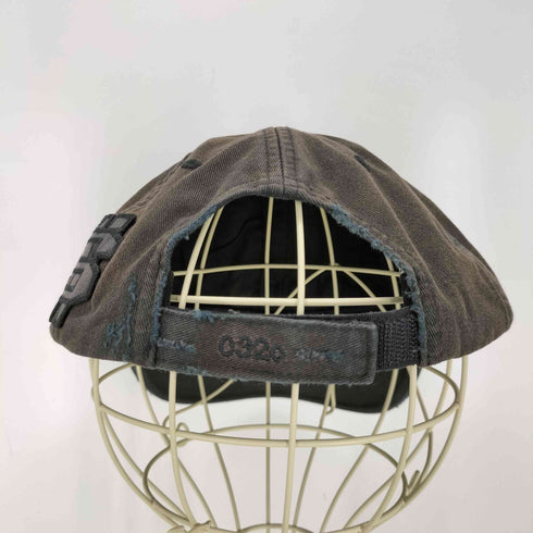 ゼロスリートゥーシー 032C DISTRESSED LOGO CAP メンズ os
