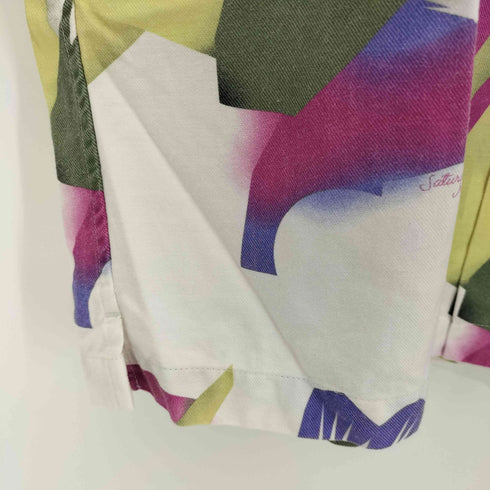 サタデーズニューヨークシティ Saturdays NYC マルチカラー オープンカラー ショートスリーブアロハシャツ メンズ JPN:L