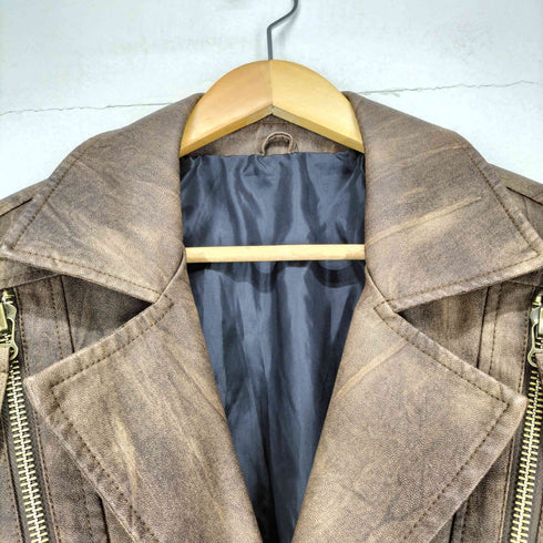フェイクレザージャケット メンズ import:S