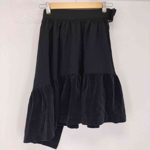 コムデギャルソン COMME des GARCONS ウール切替ラップスカート レディース JPN:S