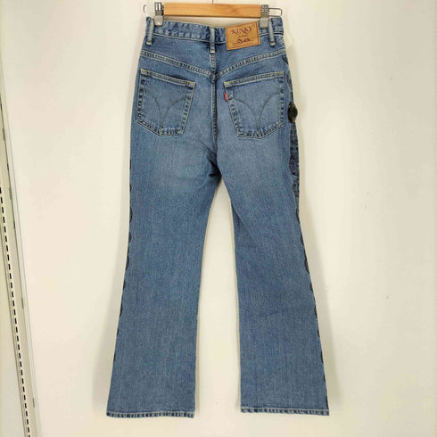 ヒステリックグラマー HYSTERIC GLAMOUR SNAKE LOOP デニムフレアパンツ レディース 26