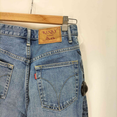 ヒステリックグラマー HYSTERIC GLAMOUR SNAKE LOOP デニムフレアパンツ レディース 26