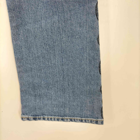 ヒステリックグラマー HYSTERIC GLAMOUR SNAKE LOOP デニムフレアパンツ レディース 26