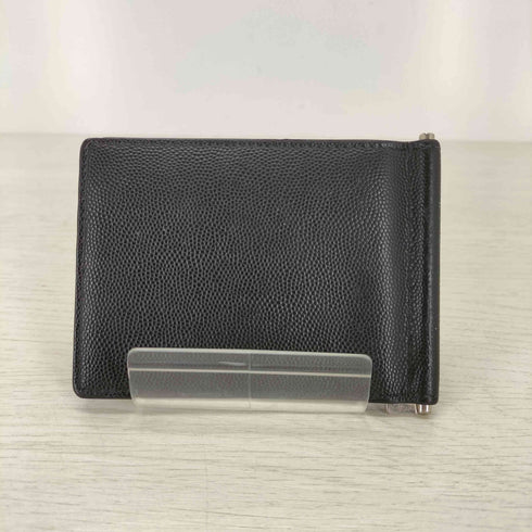 サンローランパリ SAINT LAURENT PARIS キャビアスキン マネークリップ メンズ