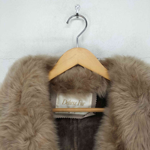 Deluxe Fur by onward real leather スエードコート レディース M
