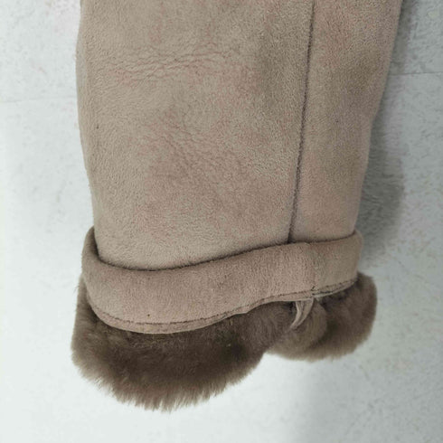 Deluxe Fur by onward real leather スエードコート レディース M