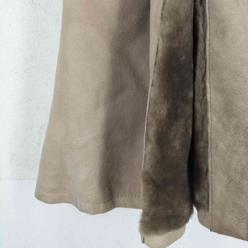 Deluxe Fur by onward real leather スエードコート レディース M