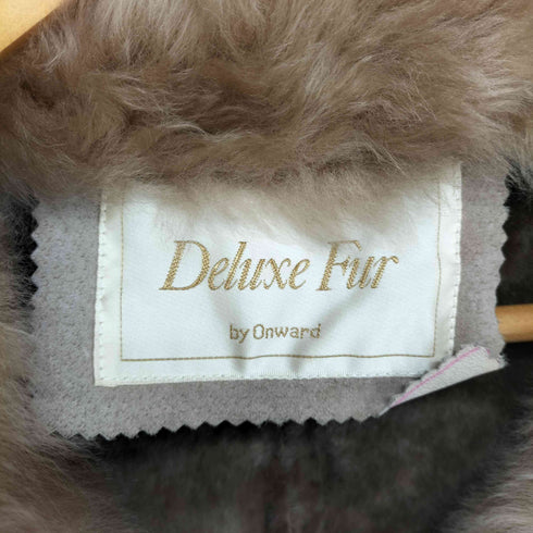 Deluxe Fur by onward real leather スエードコート レディース M