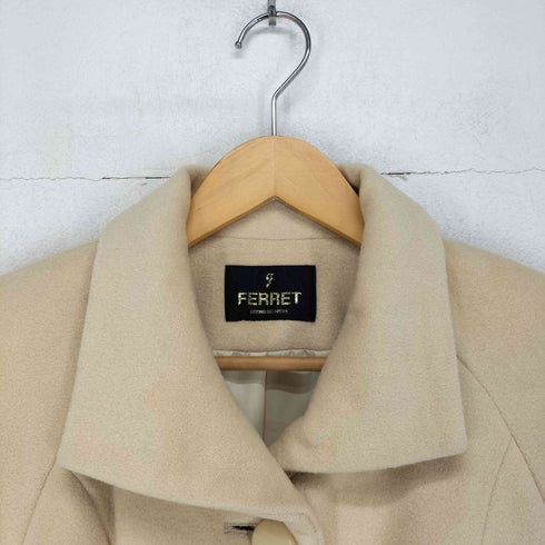 FERRET アンゴラ混ラグランコート レディース 9AR