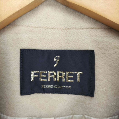 FERRET アンゴラ混ラグランコート レディース 9AR