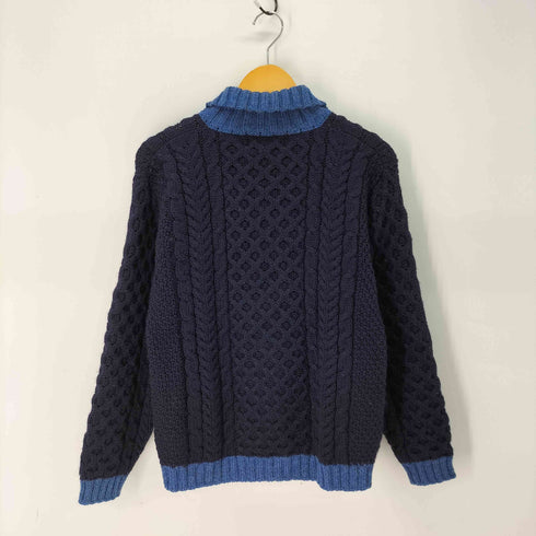 ジョンモロイ John Molloy タートルネック カーディガン バイカラー メンズ