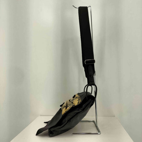 モルガンオム MORGAN HOMME パイソン切替 レザーショルダーバッグ Y2K メンズ