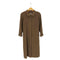 at-ease cashmere カシミヤ65% 比翼ステンカラーコート レディース M