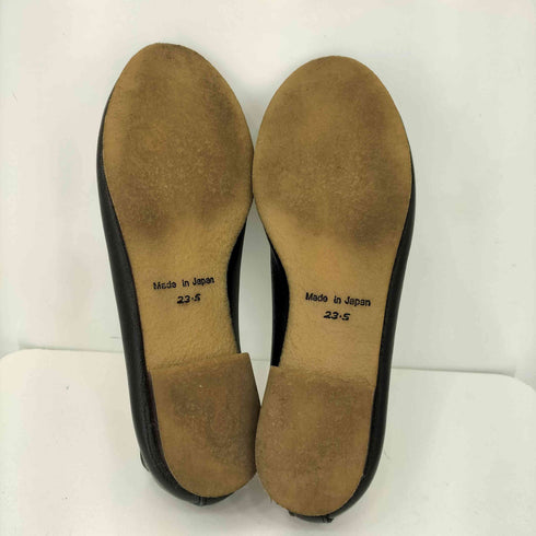 RECIPE レザーフラット シューズ レディース JPN:23.5