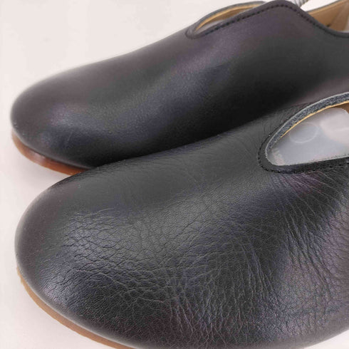 RECIPE レザーフラット シューズ レディース JPN:23.5