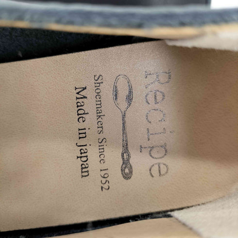 RECIPE レザーフラット シューズ レディース JPN:23.5