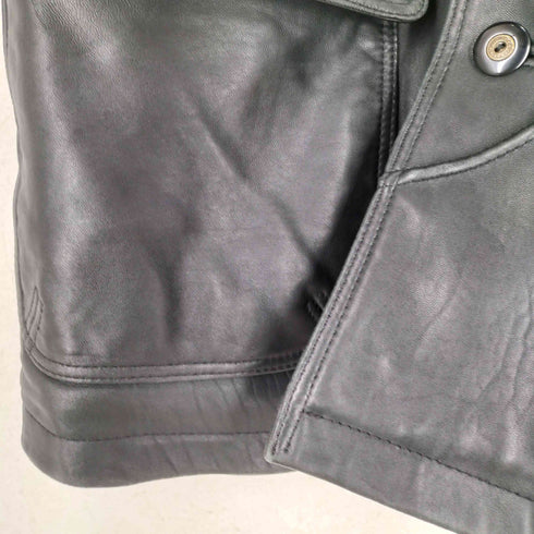 ATELIER ZERO ramb leather 裏地キルティングラムレザーカーコート メンズ M