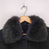 bluefox fur フォックスファーアンゴラ&ウールステンカラーコート レディース 9AR
