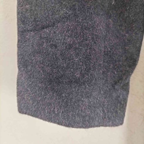 bluefox fur フォックスファーアンゴラ&ウールステンカラーコート レディース 9AR