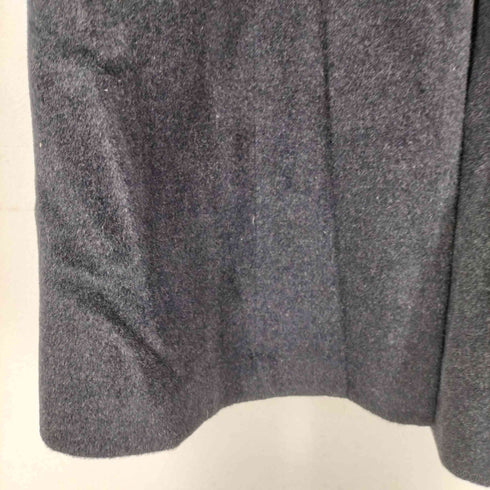 bluefox fur フォックスファーアンゴラ&ウールステンカラーコート レディース 9AR